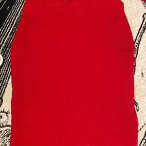 Elegant Red Women's Skirt
